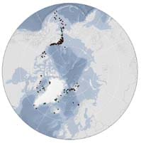 Map from the Pan-Arctic PAM Network